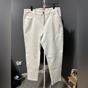 NWT INC Denim Mid Rise Straight Jeans